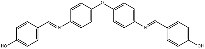 4,4'-[oxybis(4,1-phenylenenitrilomethylylidene)]diphenol Struktur