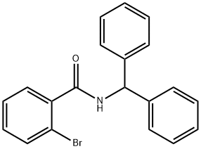 N-benzhydryl-2-bromobenzamide Struktur