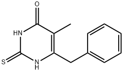 6-BENZYL-5-METHYL-2-THIOXO-2,3-DIHYDROPYRIMIDIN-4(1H)-ONE Struktur