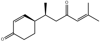 4-(6-Methyl-4-oxohept-5-en-2-yl)cyclohex-2-en-1-one Struktur