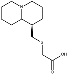 [(octahydro-2H-quinolizin-1-ylmethyl)thio]acetic acid hydrochloride Struktur