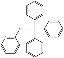 2-tritylsulfanylpyridine Struktur