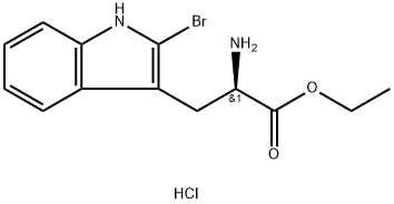 D-2-BromoTryptophan ethyl ester hydrochloride Struktur