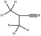 3,3,3-trideuterio-2-(trideuteriomethyl)propanenitrile Struktur