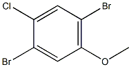 1,4-dibromo-2-chloro-5-methoxybenzene Struktur