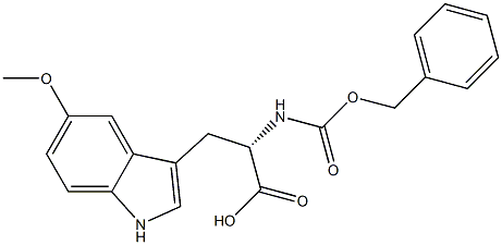 Cbz-DL-5-methoxytryptophan Struktur