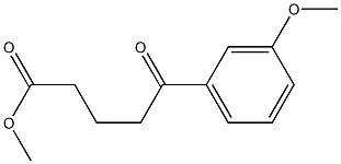 METHYL 5-(3-METHOXYPHENYL)-5-OXOPENTANOATE Struktur