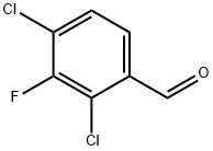 2,4-Dichloro-3-fluorobenzaldehyde Struktur