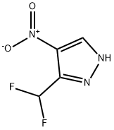 3-Difluoromethyl-4-nitro-1H-pyrazole Struktur