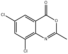 6,8-dichloro-2-methyl-3,1-benzoxazin-4-one Struktur