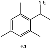 1-(2,4,6-TRIMETHYLPHENYL)ETHAN-1-AMINE HYDROCHLORIDE Struktur