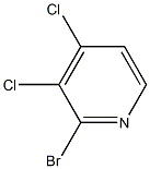 2-bromo-3,4-dichloropyridine Struktur