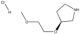 (S)-3-(2-METHOXYETHOXY)PYRROLIDINE HCL Struktur