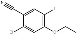 2-chloro-4-ethoxy-5-iodobenzonitrile Struktur