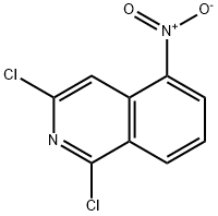 1,3-Dichloro-5-nitro-isoquinoline Struktur