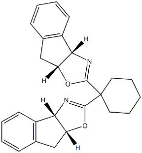 (3aS,3a'S,8aR,8a'R)-2,2'-Cyclohexylidenebis[8,8a-dihydro
-3aH-indeno[1,2-d]oxazole],99%e.e. Struktur