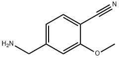 4-(Aminomethyl)-2-methoxybenzonitrile Struktur