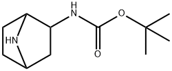 tert-butyl N-{7-azabicyclo[2.2.1]heptan-2-yl}carbamate Struktur