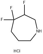 3,4,4-TRIFLUOROAZEPANE HCL Struktur