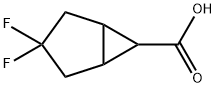 3,3-DIFLUOROBICYCLO[3.1.0]HEXANE-6-CARBOXYLIC ACID Struktur