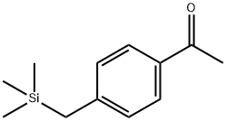 Ethanone, 1-[4-[(trimethylsilyl)methyl]phenyl]- Struktur