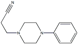 1-Piperazinepropanenitrile,4-phenyl- Struktur