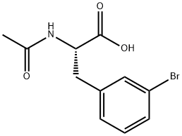 (S)-2-acetamido-3-(3-bromophenyl)propanoic acid Structure