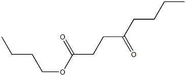 Octanoic acid, 4-oxo-, butyl ester Struktur