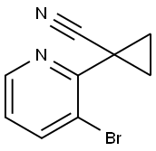 1-(3-BROMOPYRIDIN-2-YL)CYCLOPROPANECARBONITRILE Structure