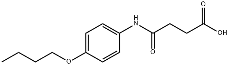 4-[(4-butoxyphenyl)amino]-4-oxobutanoic acid Struktur