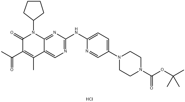 tert-butyl 4-(6-((6-acetyl-8-cyclopentyl-5-methyl-7-oxo-7,8-dihydropyrido[2,3-d]pyrimidin-2-yl)amino)pyridin-3-yl)piperazine-1-carboxylate