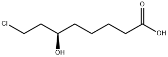 8-Chloro-6-hydroxyoctanoic acid Struktur