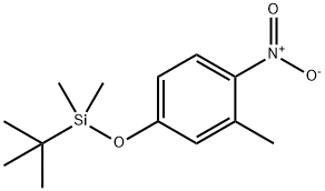 tert-Butyldimethyl(3-methyl-4-nitrophenoxy)silane Struktur