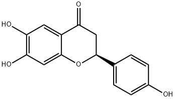 6,7,4'-Trihydroxyflavanone Struktur