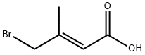 4-Bromo-3-methyl-but-2-enoic acid Struktur