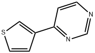 4-(THIOPHEN-3-YL)PYRIMIDINE Struktur