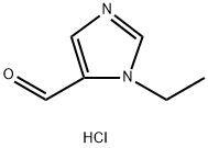 1-Ethyl-1H-imidazole-5-carbaldehyde hydrochloride Struktur