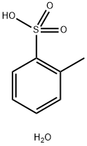 2-Methylbenzenesulfonic acid hydrate Struktur