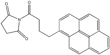 2,5-Pyrrolidinedione, 1-[1-oxo-4-(1-pyrenyl)butyl]- Struktur