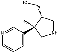 [4-Methyl-4-(3-pyridinyl)-3-pyrrolidinyl]methanol Struktur