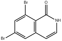 6,8-dibromo-1,2-dihydroisoquinolin-1-one Struktur