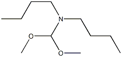 1-Butanamine, N-butyl-N-(dimethoxymethyl)- Struktur