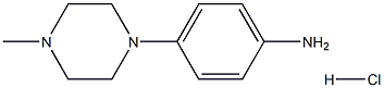 Benzenamine, 4-(4-methyl-1-piperazinyl)-, monohydrochloride Structure