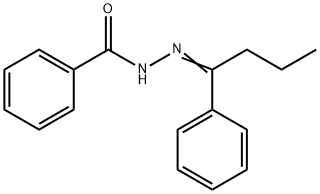 N'-(1-phenylbutylidene)benzohydrazide Struktur