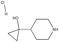 1-(4-piperidinyl)cyclopropanol hydrochloride Struktur