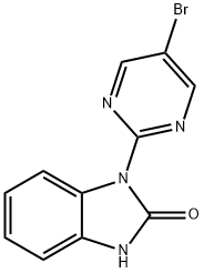 1-(5-Bromopyrimidin-2-yl)-1H-benzo[d]imidazol-2(3H)-one Struktur