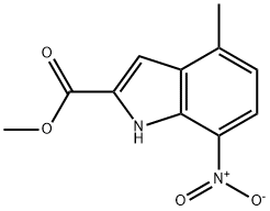 Methyl 4-methyl-7-nitro-1H-indole-2-carboxylate, 1956355-82-0, 結(jié)構(gòu)式