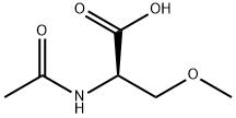 (R)-2-Acetylamino-3-methoxy-propionic acid Struktur