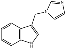 3-((1H-imidazol-1-yl)methyl)-1H-indole Struktur