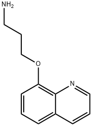 3-(quinolin-8-yloxy)propan-1-amine Struktur